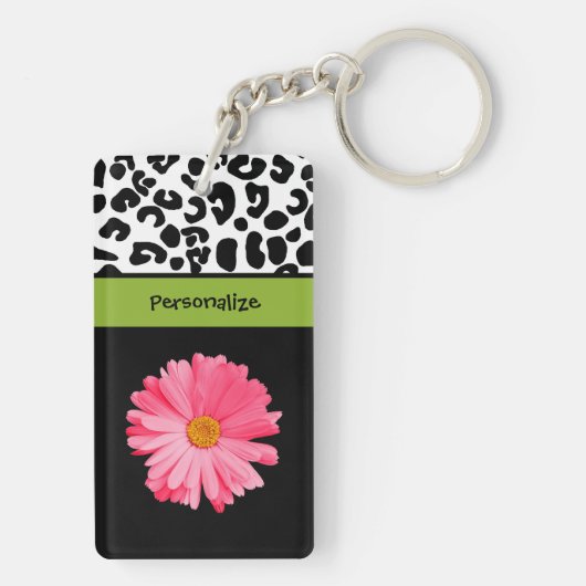 Porte-clés Empreinte de léopard perdu drôle de clés (Dos)