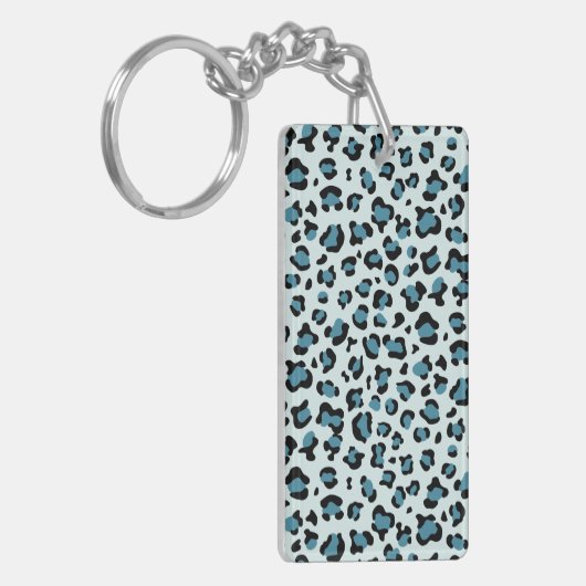 Porte-clés Empreinte de léopard, Spots de léopard, Leopard bl (Devant gauche)