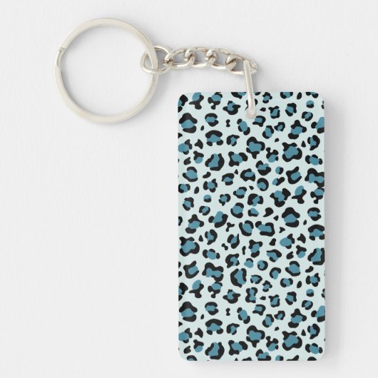 Porte-clés Empreinte de léopard, Spots de léopard, Leopard bl (Devant)