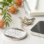 Porte-clés Empreinte de léopard, Spots, Léopard Brown, Mariag (Côté)