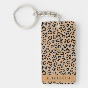 Porte-clés Empreinte de léopard, Spots, Leopard Brown, Votre