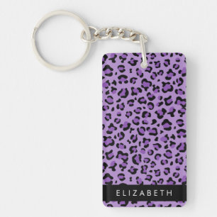 Porte-clés Empreinte de léopard, Spots, Leopard Violet, Votre