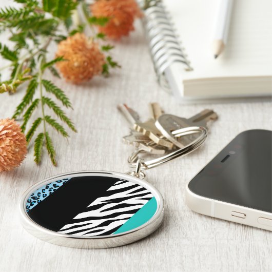 Porte-clés Empreinte de léopard, Zebra Print, Poster de anima (Côté)