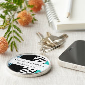 Porte-clés Empreinte de léopard, Zebra Print, Poster de anima (Côté)