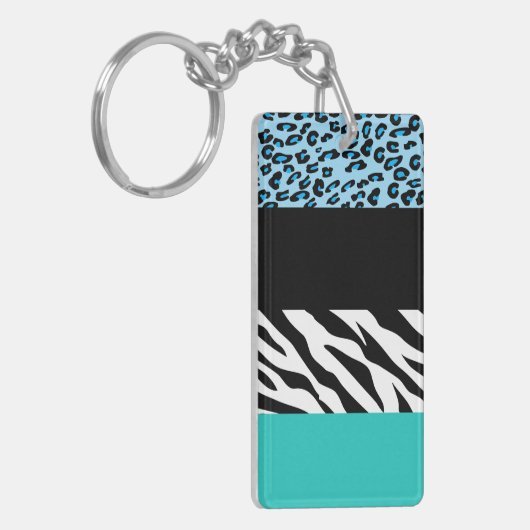 Porte-clés Empreinte de léopard, Zebra Print, Poster de anima (Devant gauche)