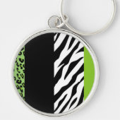 Porte-clés Empreinte de léopard, Zebra Print, Poster de anima (Devant)