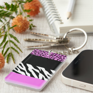 Porte-clés Empreinte de léopard, Zebra Print, Poster de anima