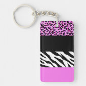 Porte-clés Empreinte de léopard, Zebra Print, Poster de anima (Devant)