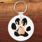 Porte-clés empreinte de patte (Recto)