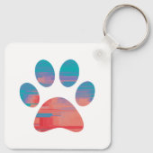 Porte-clés Empreinte de patte (Dos)