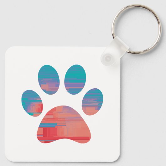 Porte-clés Empreinte de patte (Dos)