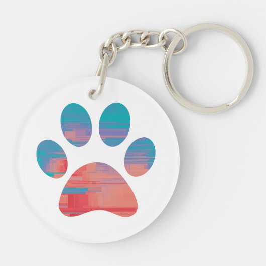 Porte-clés Empreinte de patte (Dos)