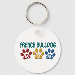 Porte-clés Empreinte de patte 1 de maman de BOULEDOGUE