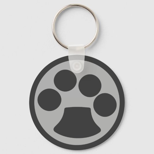 Porte-clés Empreinte de patte de chats Kitty (Recto)