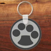 Porte-clés Empreinte de patte de chats Kitty (Recto)