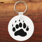 Porte-clés Empreinte de patte d'ours (Recto)
