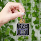 Porte-clés Empreinte de patte d'unité de la police K9 (main)