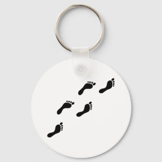 Porte-clés empreinte noire