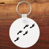 Porte-clés empreinte noire (Recto)