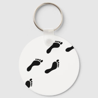 Porte-clés empreinte noire