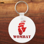 Porte-clés Empreinte Wombat II O1 (Recto)
