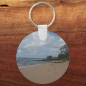 Porte-clés Empreintes dans le sable (Recto)