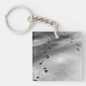 Porte-clés Empreintes de neige (Devant)