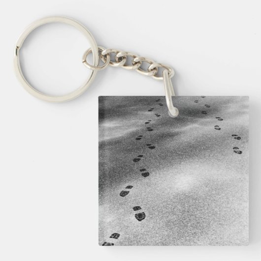 Porte-clés Empreintes de neige (Devant)