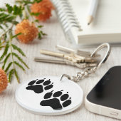 Porte-clés Empreintes de pattes (Devant droit)