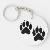 Porte-clés Empreintes de pattes (Devant)