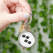 Porte-clés Empreintes de pattes animaux (main)