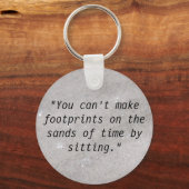 Porte-clés Empreintes sur le Porte - clé de sable (Recto)