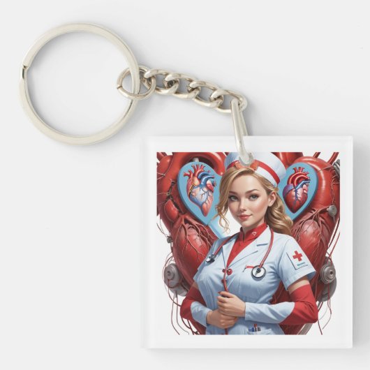 Porte-clés en acrylique (Devant)