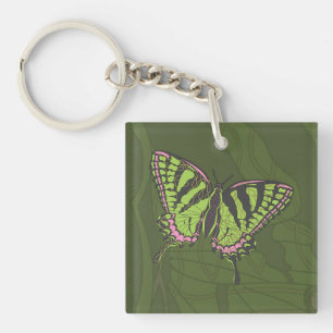 Porte-clés en acrylique Celtic Swallowtail