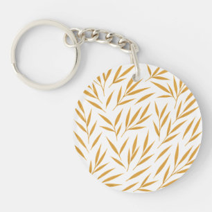 Porte-clés en acrylique, cercle (double face)