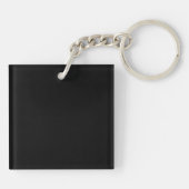 Porte-clés en acrylique digne d'une photo (Dos)