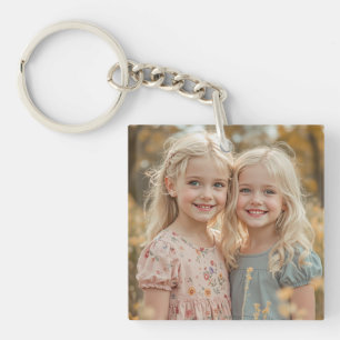 Porte-clés en acrylique double face personnalisé a