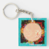 Porte-clés en acrylique encadré (Devant)