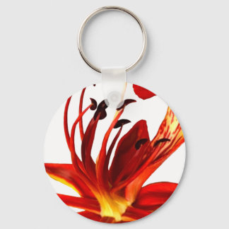 Porte-clés en acrylique Fleur de Poinciana royale