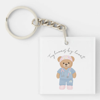 Porte-clés en acrylique Infirmière pédiatrique Mig