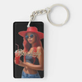 Porte-clés en acrylique Patronne (Dos)