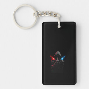 Porte-clés en acrylique Personnage de jeu néon Coo