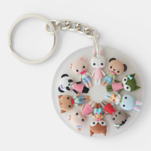 Porte-clés en acrylique personnalisé - Animaux en