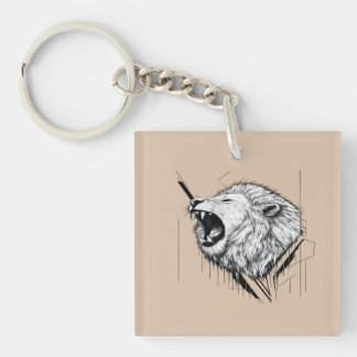 Porte-clés en acrylique personnalisé | Anneau de c