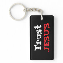 Porte-clés en acrylique personnalisé 'Faire confia