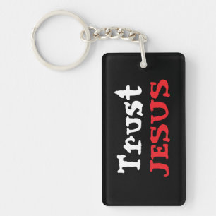 Porte-clés en acrylique personnalisé 'Faire confia