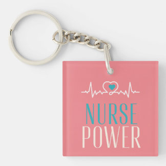 Porte-clés en acrylique personnalisé pour infirmiè