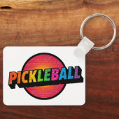 Porte-clés en acrylique Pickleball (Recto)