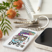 Porte-clés en acrylique pour infirmière (Devant droit)