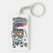 Porte-clés en acrylique pour infirmière (Dos)